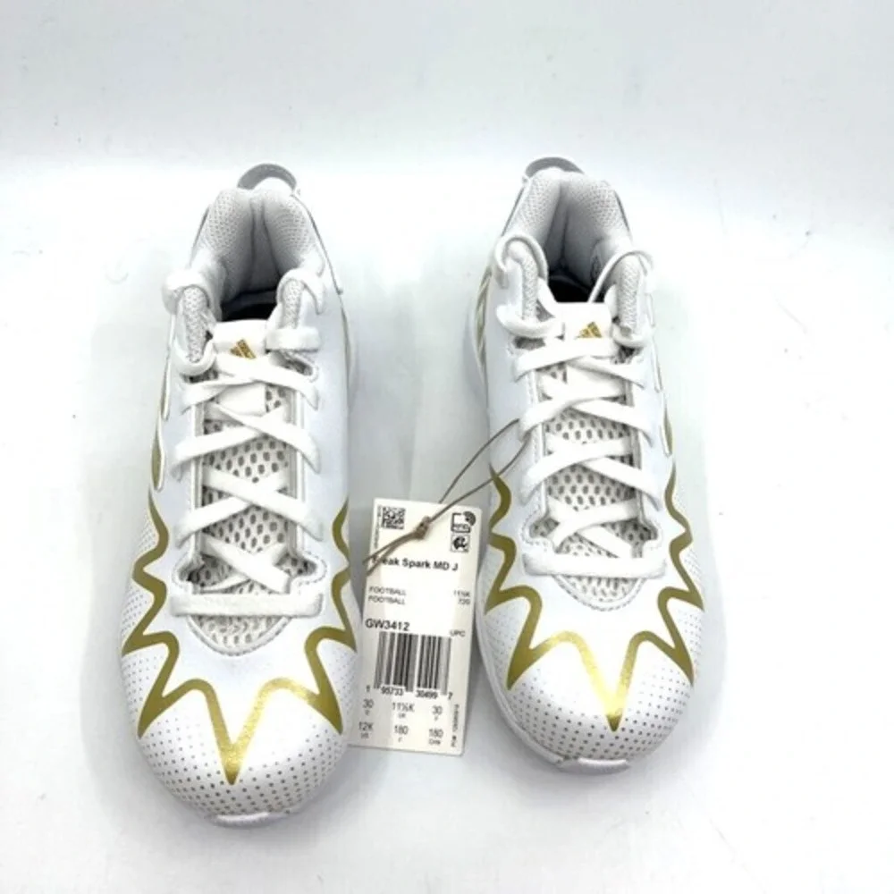 Adidas Freak Football Cleats Shoes White Spark GW3412 Low Top 12 K 6006001‎ New